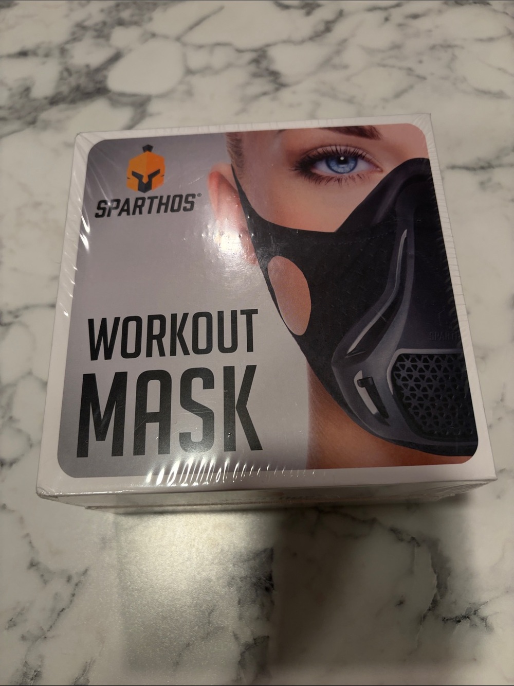 Black Workout Mask - Breathable Training Face Cover